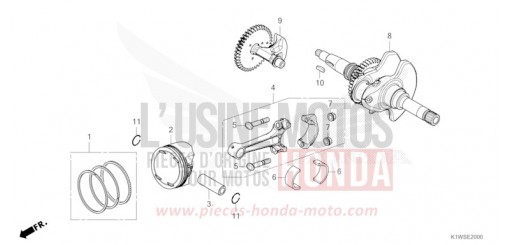 VILEBREQUIN/PISTON SH350AT de 2026
